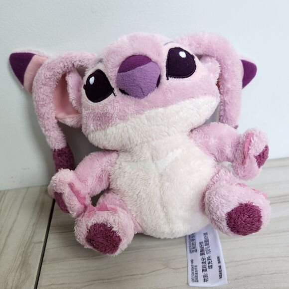 Disney Parks Lilo & Stitch Girlfriend Angel Pink Purple 8" Plush Stuffed Toy - Picture 1 of 10